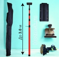 лазерный телескопический кронштейн 3,8м с переходником 1/4 дюйма и 5/8 дюйма, "maximum" mx 14572 оптом